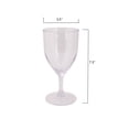 thumbnail image 3 of Hometrends Hammer Clear Acrylic Goblet 419mL, 3 of 4