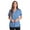 Ceil Stretch Fabric, variant on Women's V-Neck Printed Scrub Top