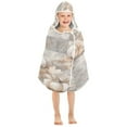 thumbnail image 7 of YAZAOO Towels Kids Hooded Beach Towel Whimsical Gray Pumpkins Pool Bath Towel Soft, 7 of 7