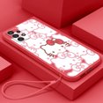 thumbnail image 1 of Hello Kitty Art Phone Case For Samsung Note 8 9 10 20 Plus Lite Ultra A32 A52 A52S A72 A02 A22 Lite Liquid Rope Funda Cover Capa Gift Festivals, 1 of 7