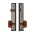 thumbnail image 2 of Grandeur Fifth Avenue Tall Plate Single Cylinder One Piece Knobset with Baguette Knob, 2 of 6