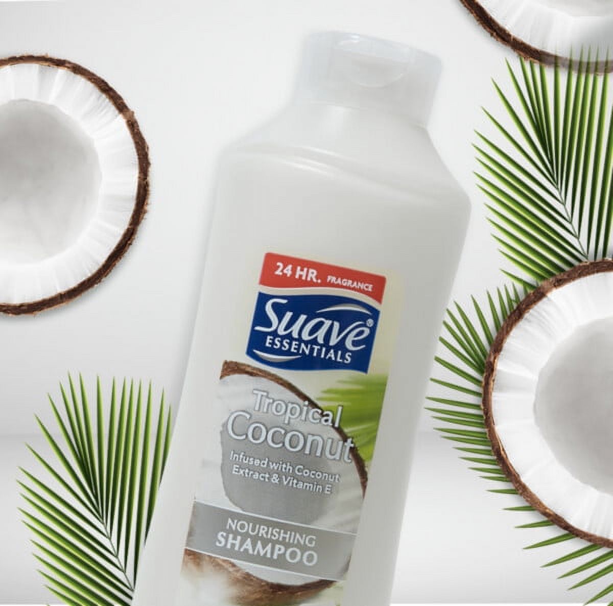 Suave Essentials Moisturizing Nourishing Daily Shampoo with Aloe & Vitamin E, 30 fl oz - image 8 of 13