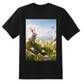 thumbnail image 2 of Plus Size Shirt for Women Black Tops for Women Short Sleeves Shirt for Women Easter T Shirt Oversized Shirt for Women S, 2 of 5