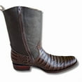 thumbnail image 3 of GadwallAR Men's Alex Exotic Western Cowboy Boots-Squre Toe Pull On Leather Demi Saddlewood 14 Medium, 3 of 6