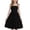 Black, variant on Busydd Girls Summer Dress 4-15 Years Fashion Strappy Square Neck A-Line Sundress Casual Solid Color Sleeveless Teen Girls' Dresses 4-5 Years