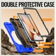 thumbnail image 3 of Funda para Samsung Galaxy Tab A11+ Plus de 11 pulgadas (2025) y A9+ Plus de 11 pulgadas (2023), cubierta de silicona resistente con asa, soporte de 360°, correa y soporte para S Pen., 3 of 9
