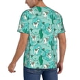 thumbnail image 2 of Lsque Alapaca in Boho Pattern Mens Polo Golf Shirts Funny Graphics Shorts Sleeve Button Shirts Baseball T-shirt-4X-Large, 2 of 7