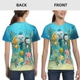 thumbnail image 3 of Kids Octonauts Shirt 3D Printing Cartoon T Shirt Casual Top Short Sleeve Novelty Tee for Boys Girls, 3 of 8