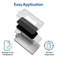 thumbnail image 6 of onn Privacy Glass Screen Protector for iPhone 15 Pro Max, Made with Durable Glass by Corning, with Easy Application Tray, 6 of 10