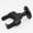 Black(黑色), variant on 1 Pc Guitar Wall Mount Hanger — 5.1in x 3.7in x 3.0in, Heavy Duty Holder Rack with Screws, Easy Installation for Guitar & Bass Display