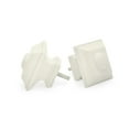 thumbnail image 3 of Ivilon Drapery Window Curtain Rod Set - Square Design 1 1/8 Rod. 28 to 48 Inch. Ivory/White, 3 of 4