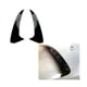 thumbnail image 4 of Black Rear Bumper Splitter Spoiler Rear Canard for W218 CLS250 2014-2017, 4 of 5
