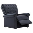 thumbnail image 1 of vidaXL Reclining Chair Black Faux Leather, 1 of 5