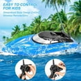 thumbnail image 5 of 3 Pcs RC Boat, 10km/H 2.4G High Speed Remote Control Boat with 6 Rechargeable Battery, 5 of 8