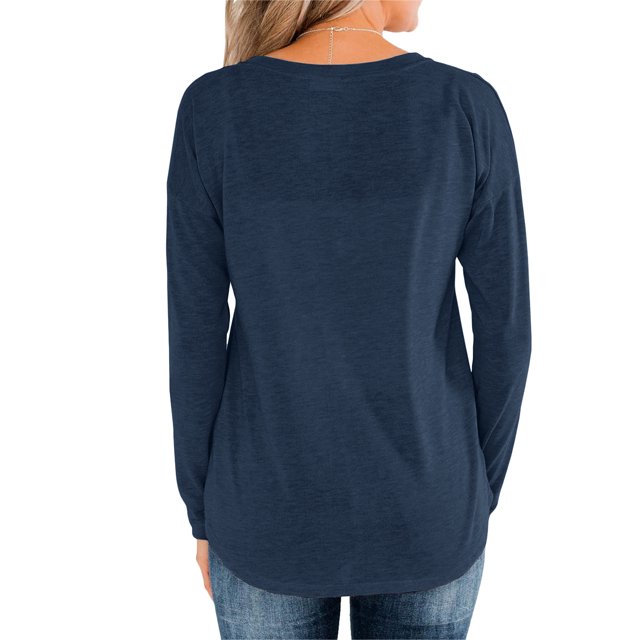 Jersey de mujer, Top de manga larga para mujer Top de mujer Top de manga larga de alta capacidad