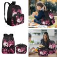 thumbnail image 2 of Yspwyqan Backpack Set for School, Galaxy Pink Axolotl Girls Backpack Set with Lunch Box Pencil Case, 17" Trendy Double Zip Casual Daypack for Middle High School Hiking, 2 of 7