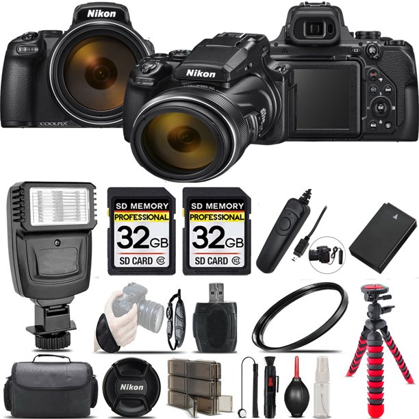 Nikon COOLPIX P1000 Digital Camera 83x Optical Zoom WiFi Ultimate