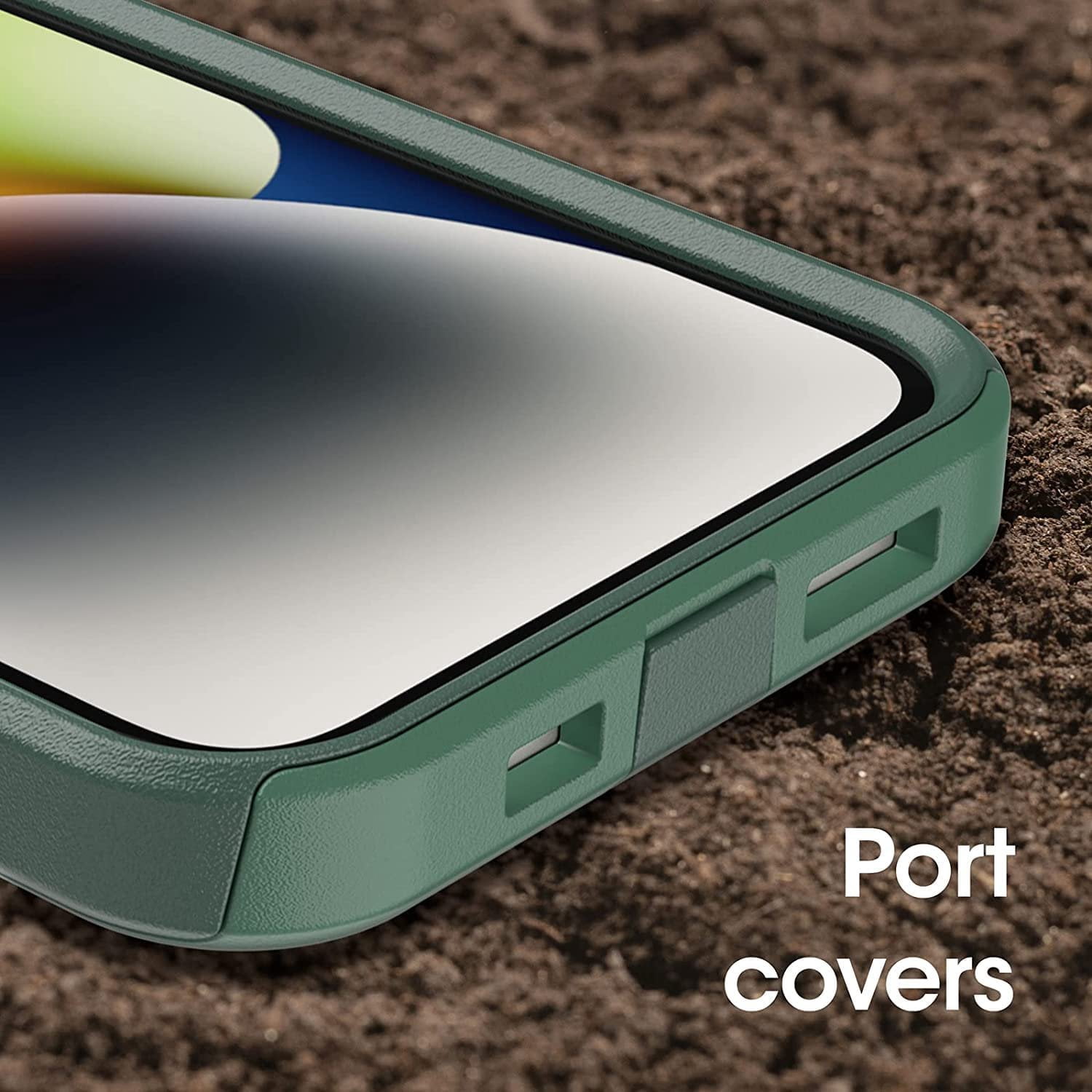 OtterBox Commuter Series Case for iPhone 14 & iPhone 13, Green