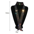 thumbnail image 2 of Waroomhouse Men Club Tie Exquisite Men Tie for Dance Stage Show Parties Adjustable Lightweight Sparkling, 2 of 8