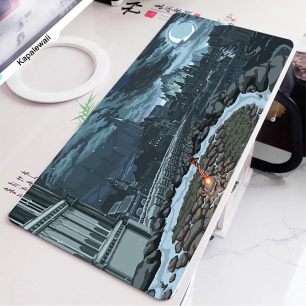 Mosuemat-alfombrilla de ratón grande para Gaming, accesorio de escritorio antideslizante para teclado de Anime, 40x90cm LIUWENJING unisex
