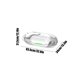 thumbnail image 2 of Auriculares Bluetooth con Micrófono Auriculares Bluetooth Transparentes, Auriculares Semi Cómodos en el Oído, Tecnología Avanzada de Reducción de Ruido, Larga Vida Útil de la Batería, Clasificación Im, 2 of 7