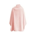 thumbnail image 2 of Cagogo Wearable Blanket, Soft Flannel Napping Shawl for Women Men, Ultra Cozy Lambswool Fleece Blanket, Versatile Home Office Sofa Bed Blanket for Relaxing Reading Lounging, 2 of 6