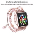 thumbnail image 4 of Banda compatible con Apple Watch 38-40 mm / 42-44 mm, reemplazo de pulsera de ágata hecha a mano elástica para mujeres y niñas para Apple Watch Series / 4/3/ 2/1 Ormromra 2033277-2, 4 of 9