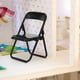 thumbnail image 5 of 6 piezas mini silla plegable modelos de casa de muñecas muñecas en forma de silla soportes de teléfonos celulares bastidores, 5 of 7
