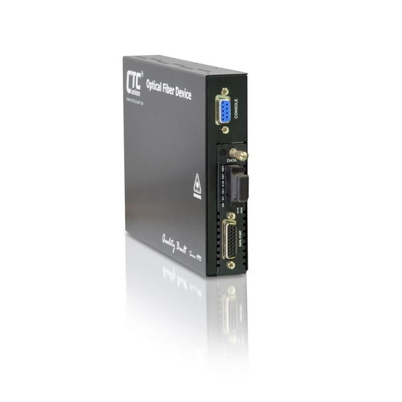 FRM220-X21530449-SC002 - X.21, RS-530 or RS-449 synchronous serial interface to fiber media converter, multimode fiber 2Km reach