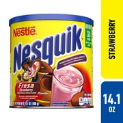 Nestle Nesquik Strawberry Flavor Powder Drink Mix, 14.1 oz
