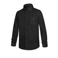 thumbnail image 2 of J. METHOD Men's Premium Fabric Solid Color Long Sleeve Regular Fit Dress Shirts S-5XL [NEMT103], 2 of 4