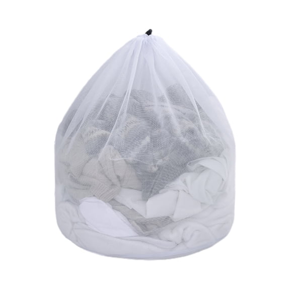 L Large Size Drawstring Mesh Laundry Bag For Protecting Delicate Clothing Items And Sweaters During Machine Wash Cycles And Keeping Pairs Together