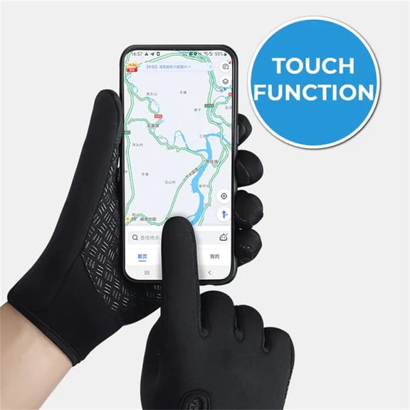 Ycandiee Winter Gloves for Men Women, Warm Windproof Thermal Gloves, Touch Screen, Warm & Waterproof, Running, Cycling & Driving Gloves