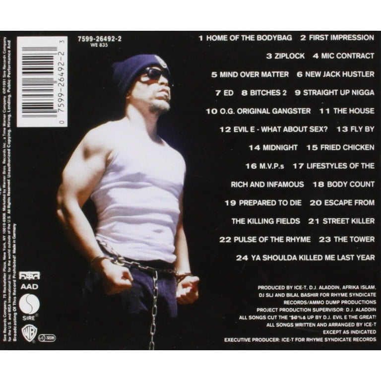 Ice-T: O.G. Original Gangster: CD Ice-T: O.G. Original Gangster: CD