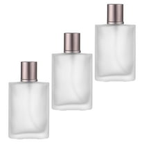 KONTONTY 3Pcs Refillable Perfume Glass Sprayers Transparent Bottle for Travel