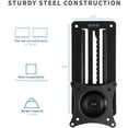 thumbnail image 3 of VIVO Height Adjustable 17 to 32 inch Single Monitor Articulating Wall Mount for Standing Workstations, Fits 1 Screen, 3 of 5