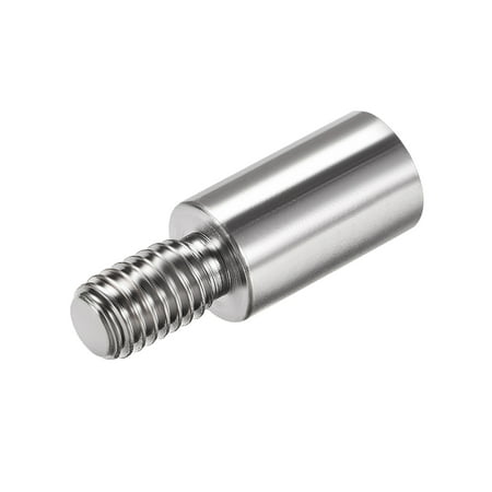 UPC: 0704478243449 | Unique Bargains Joystick Shaft Extender Stainless Steel M6 Thread Control Rod Extension 1  x 0.4  Silver