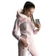 thumbnail image 1 of Conjunto de 2 uds de pantalones y sudadera con capucha a la moda de invierno para mujerconjuntos cálidos sólidos (rosa M) Tmvgtek Para estrenar, 1 of 6
