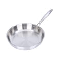 thumbnail image 3 of Sartén de acero inoxidable, sartén para huevos, sartén redonda versátil, sartén clásica para cocina de inducción doméstica Diámetro exterior 28cm, 3 of 9