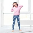 thumbnail image 5 of joogoo Girls' Leggings Fox in Blueberries Yoga Pants 4T, 5 of 8