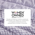 thumbnail image 5 of Printed Quilt Set - Lightweight, Soft, All-Season - 2-Piece Gingham Bedding Set (Twin / Twin XL, Purple), 5 of 5