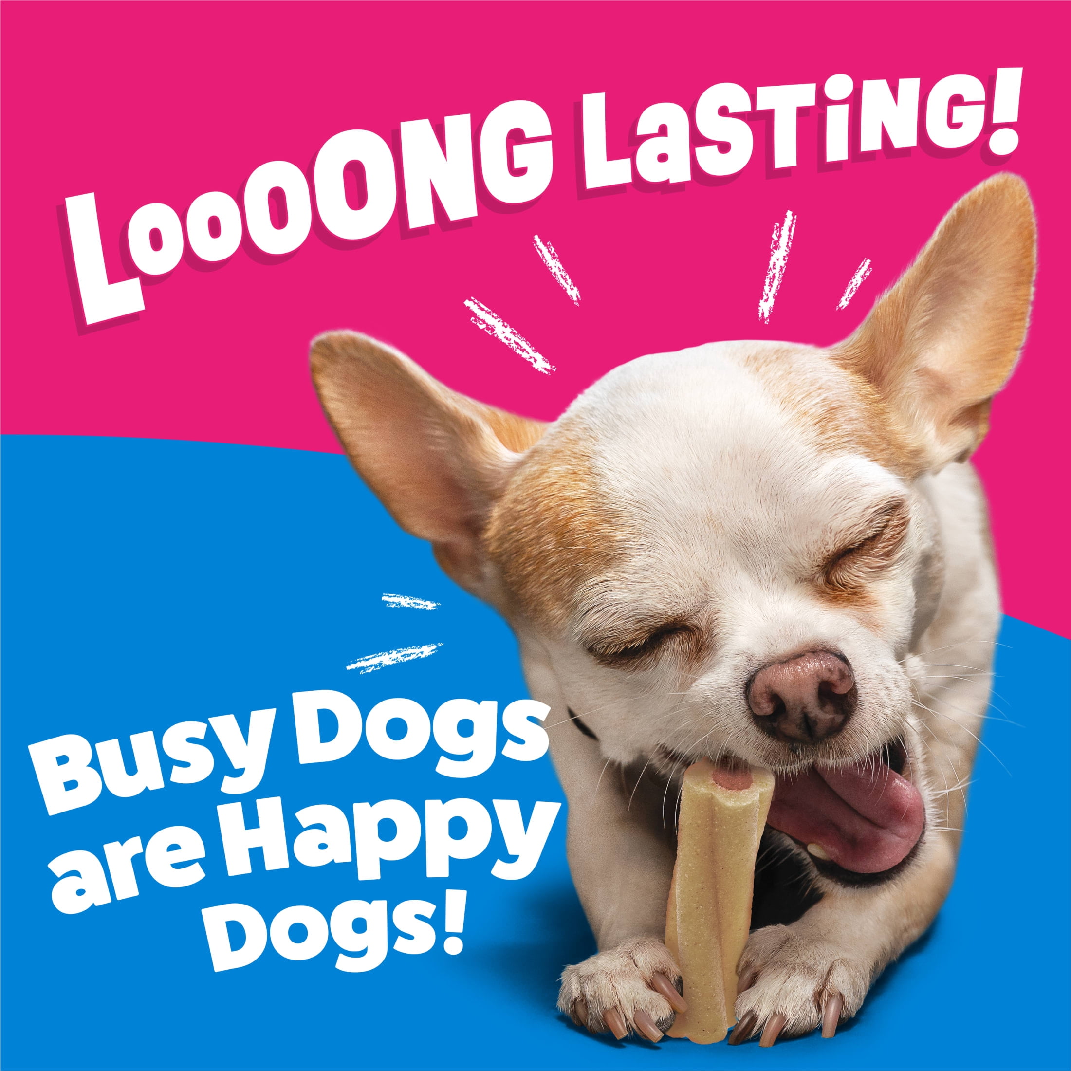 Purina Busy Toy Breed Dog Bones, Tiny, 60 ct. Pouch