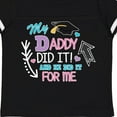 thumbnail image 4 of Inktastic My Daddy Did It and He Did it For Me with Graduation Cap Girls Toddler T-Shirt, 4 of 5