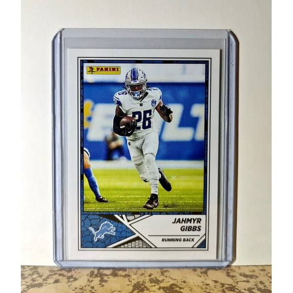 Jahmyr Gibbs 2024 Panini NFL #26 Sticker Card Detroit Lions
