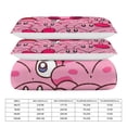 thumbnail image 2 of Kirby 3-Piece Bedding Set Soft Warm And Comfortable Soft Bed Set with 1 Duvet Cover And 2 Pillowcases for Bedroom, 2 of 7