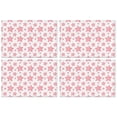 thumbnail image 1 of Ensemble de 4 Napperons Vichy Rouge pour Fêtes et Décorations de Table de Noël - Étoiles, 1 of 7
