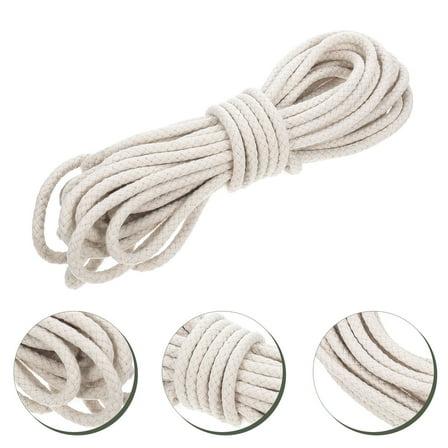 UPOUART Cotton Rope for Crafts, Weaving, Screen Curtains, Wrapping, Home Decoration, 1 Roll