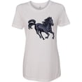 thumbnail image 3 of Inktastic Beautiful Galloping Black Horse Women's T-Shirt, 3 of 5