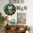 thumbnail image 4 of Elegant Wall Clock with Scenic Nature Landscape Design 10-Inch Silent Wooden Wall Clock, Battery Operated (AA Batteries Not Included), Artistic Home Decor, 4 of 7