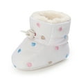 thumbnail image 7 of 0-18M Baby Girl Boots Newborn Winter Warm Fleece Crib Shoes Non-Slip Booties First Walkers, 7 of 7